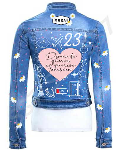 Chaqueta de lona | Morat | Dejar de querer es quererse tambien | Emoji