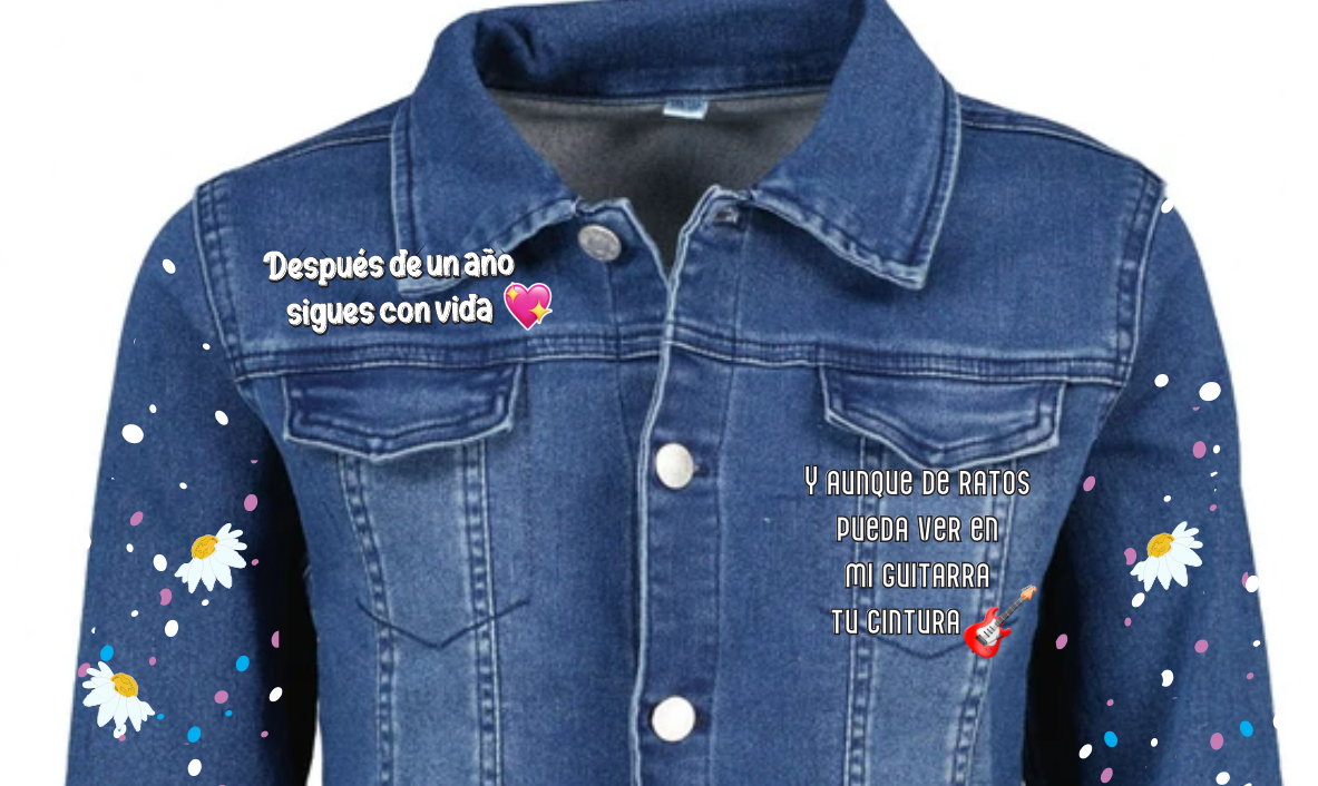 Chaqueta de lona | Morat | Dejar de querer es quererse tambien | Emoji
