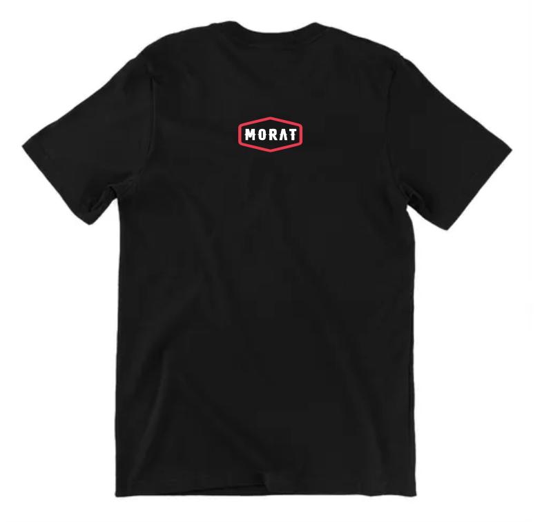 Playera negra | Morat | Collage Majo Palencia