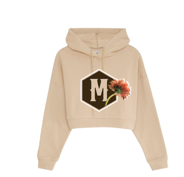 Sudadera Tipo Crop Top | Morat | M Flor