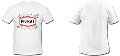 Playera Blanca Morat | Blanco | Flores