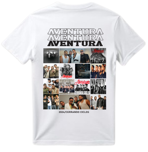 Playera blanca | Aventura | Collage
