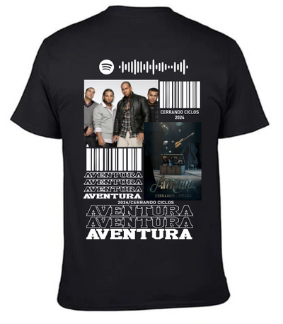 Playera negra | Aventura | Spotify