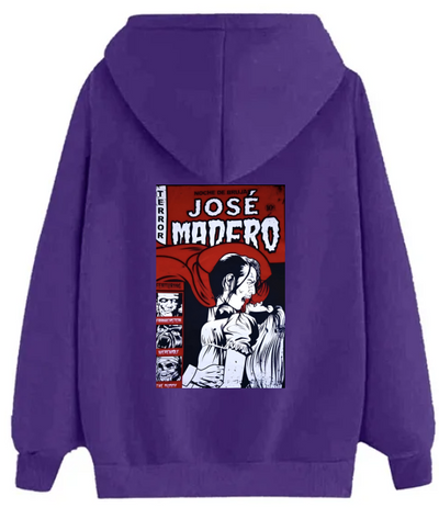 Sudadera Con Gorro | Morada | José Madero