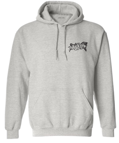 Sudadera personalizada| Gris claro| Rosa