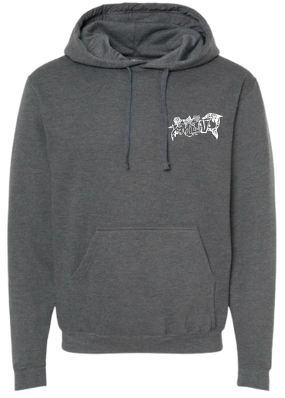 Sudadera personalizada| Gris oscuro| Rosa