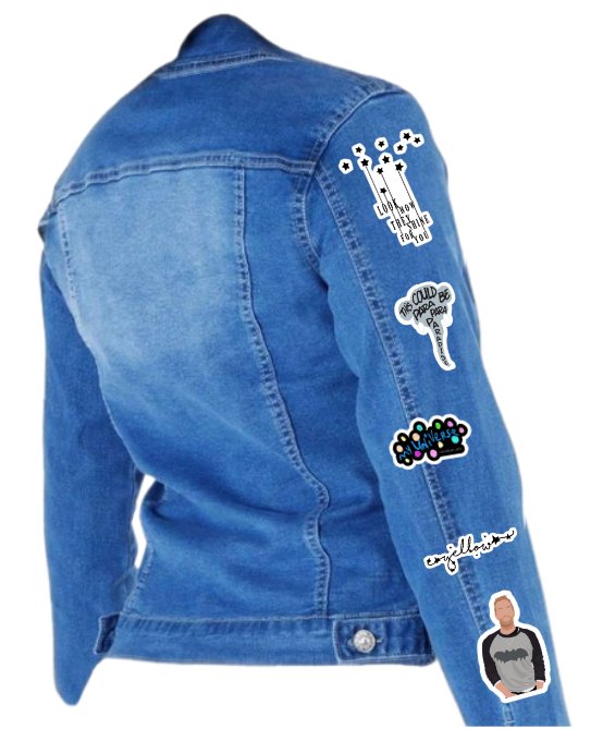 Chaqueta de lona | Coldplay| Viva la vida| Dama