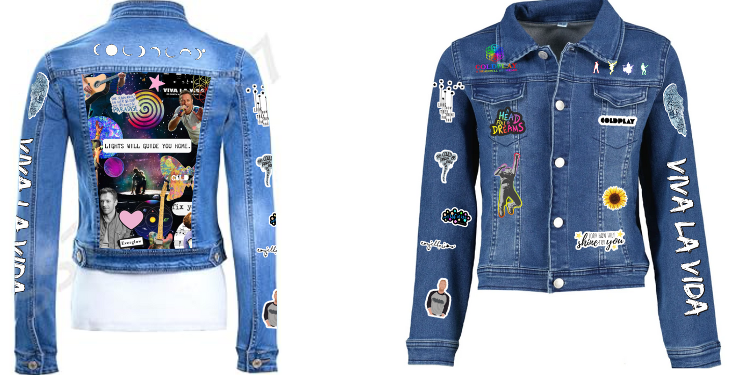 Chaqueta de lona | Coldplay| Guide you home| Dama