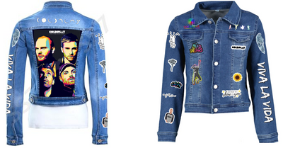 Chaqueta de lona | Coldplay| Caras| Dama