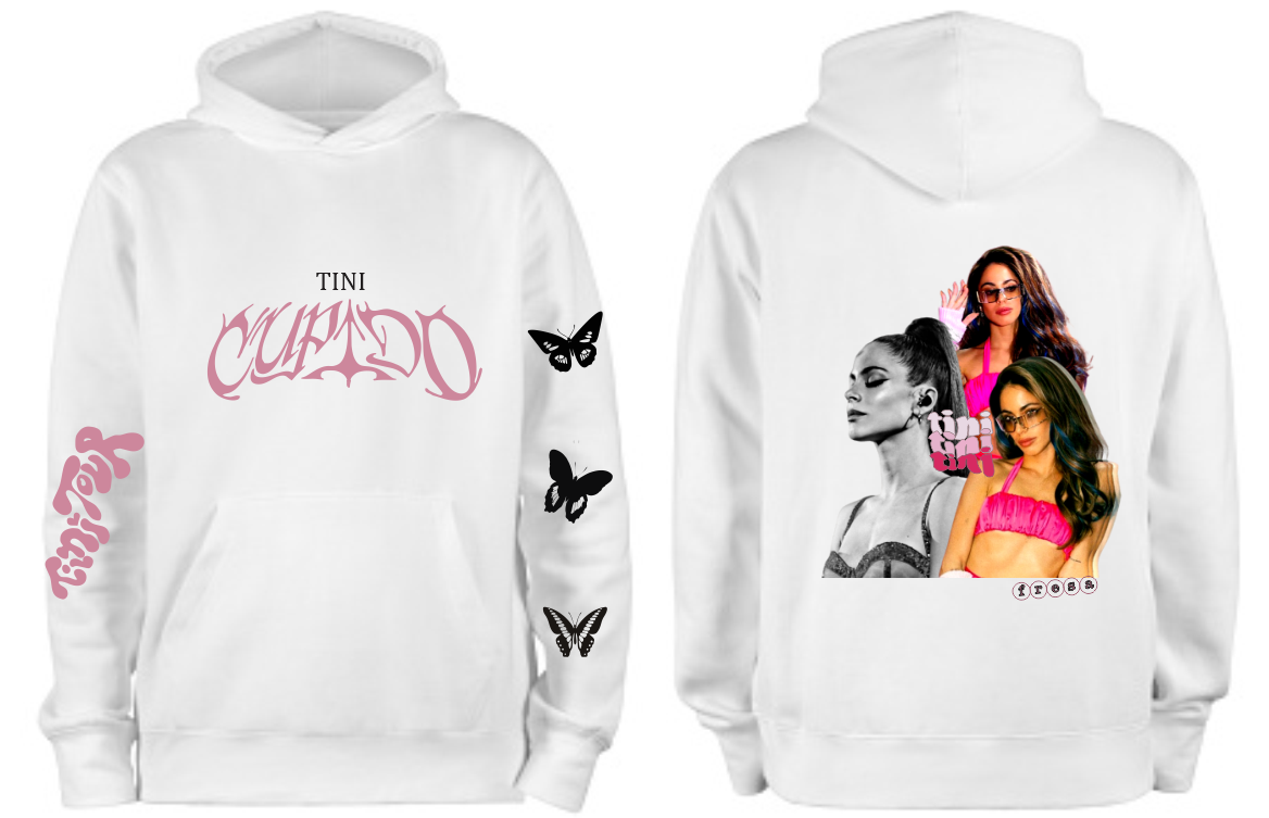 Sudadera TINI| Blanco| TINI Tour