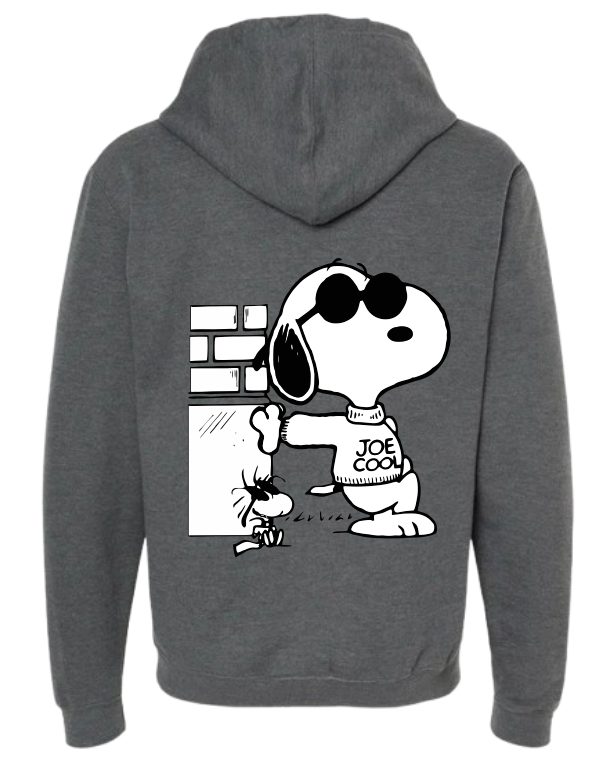 Sudadera Personalizada| Gris oscuro| Snoopy