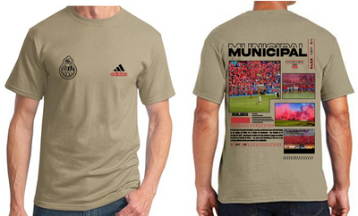Playera cafe claro| Municipal| Soy Rojo