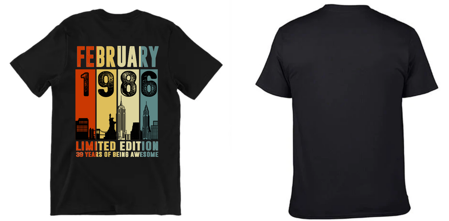 Playera Negra cuello V | New York| Colores