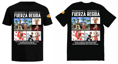 Playera Negra| Fuerza Regida|Inmortal