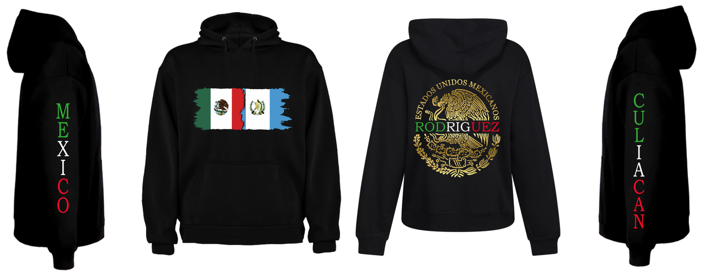 Sudadera Negra| MEXICO| Rodrigez
