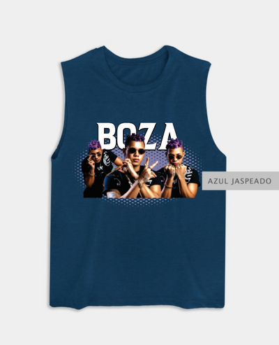 Camiseta Azul Jaspeado| Boza| Collague