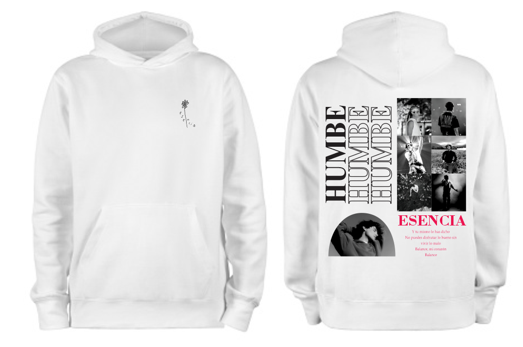 Sudadera Humbe| Blanca| Tu mismo lo has dicho