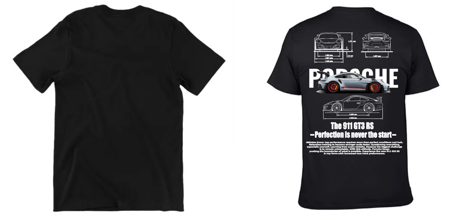 Playera Negra| Porsche