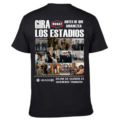 Playera Personalizada | Negra| Morat pintura y collague