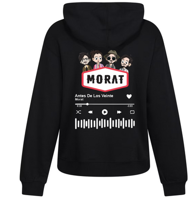 Sudadera personalizada| Negra| Mi suerte| Arisbeth