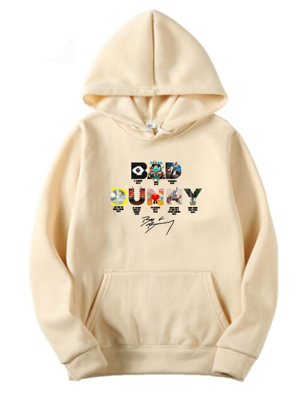 Sudadera Beige| Bad Bunny | Albums Espalda