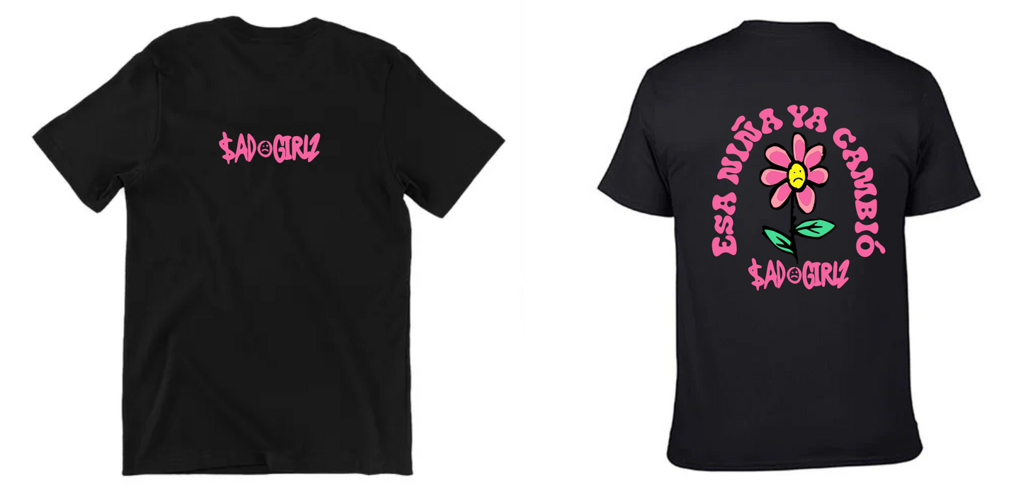 Playera Negra |Junior H| Sad Girls
