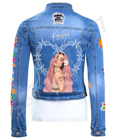 Chaqueta de lona | Karol G| Manga| Dama