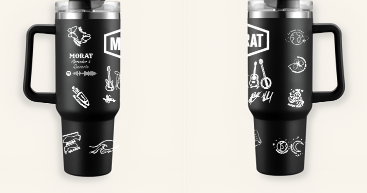 Vasos Térmico 900ml | Summer Trendy Cups | Negro | MORAT