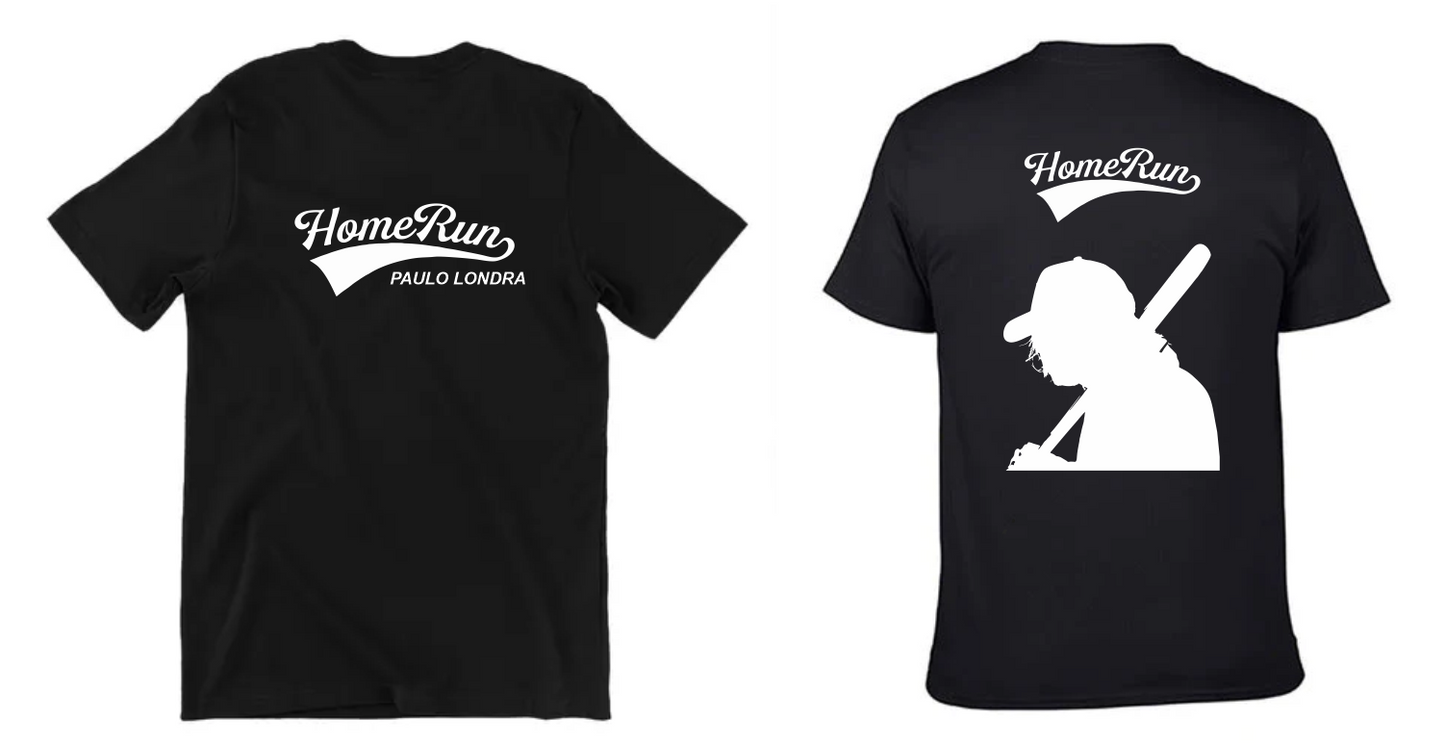 Playera Personalizada | Paulo Londra |Negro| Home Run Silueta