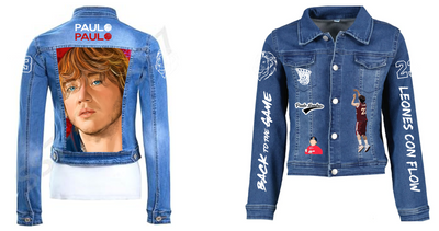 Chaqueta de lona | Paulo Londra| Leones con flow| Dama