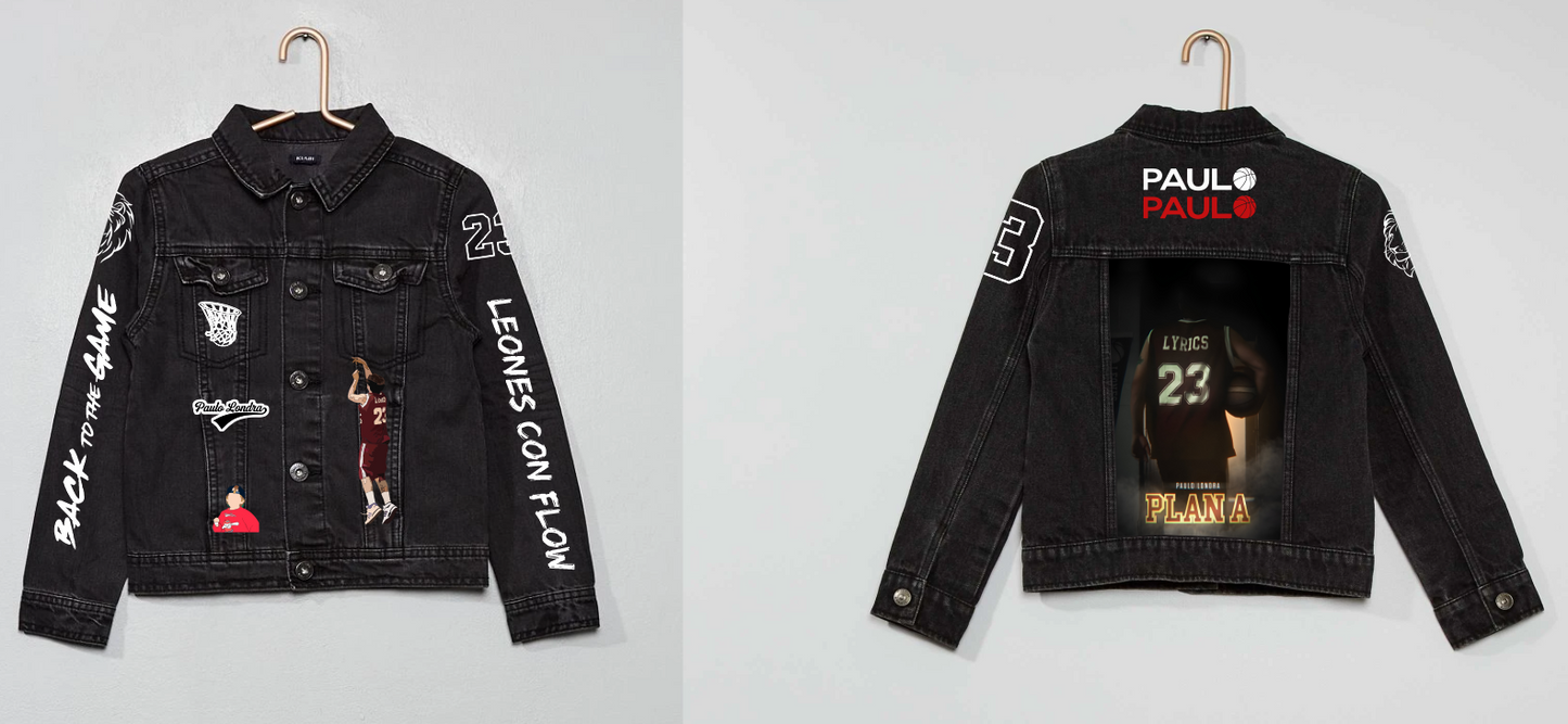 Chaqueta de lona| Negra| Paulo Londra| Plan A (Copia)