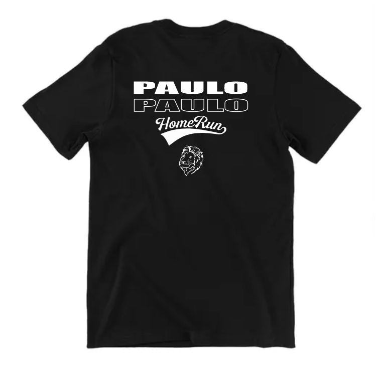 Playera Personalizada | Paulo Londra |Negro| Nombre verde