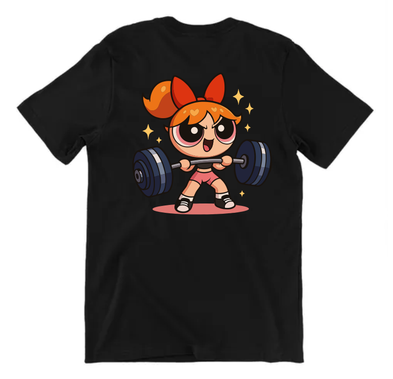 Playera Personalizada| Chica super Poderosa | Bombón GYM