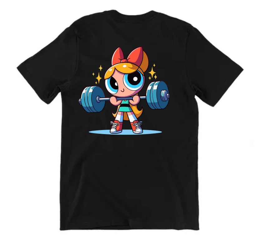 Playera Personalizada| Chica super Poderosa | Burbuja GYM