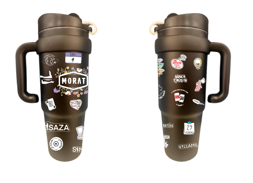 Vasos Térmico 900ml | Summer Trendy Cups | Negro | MORAT 2
