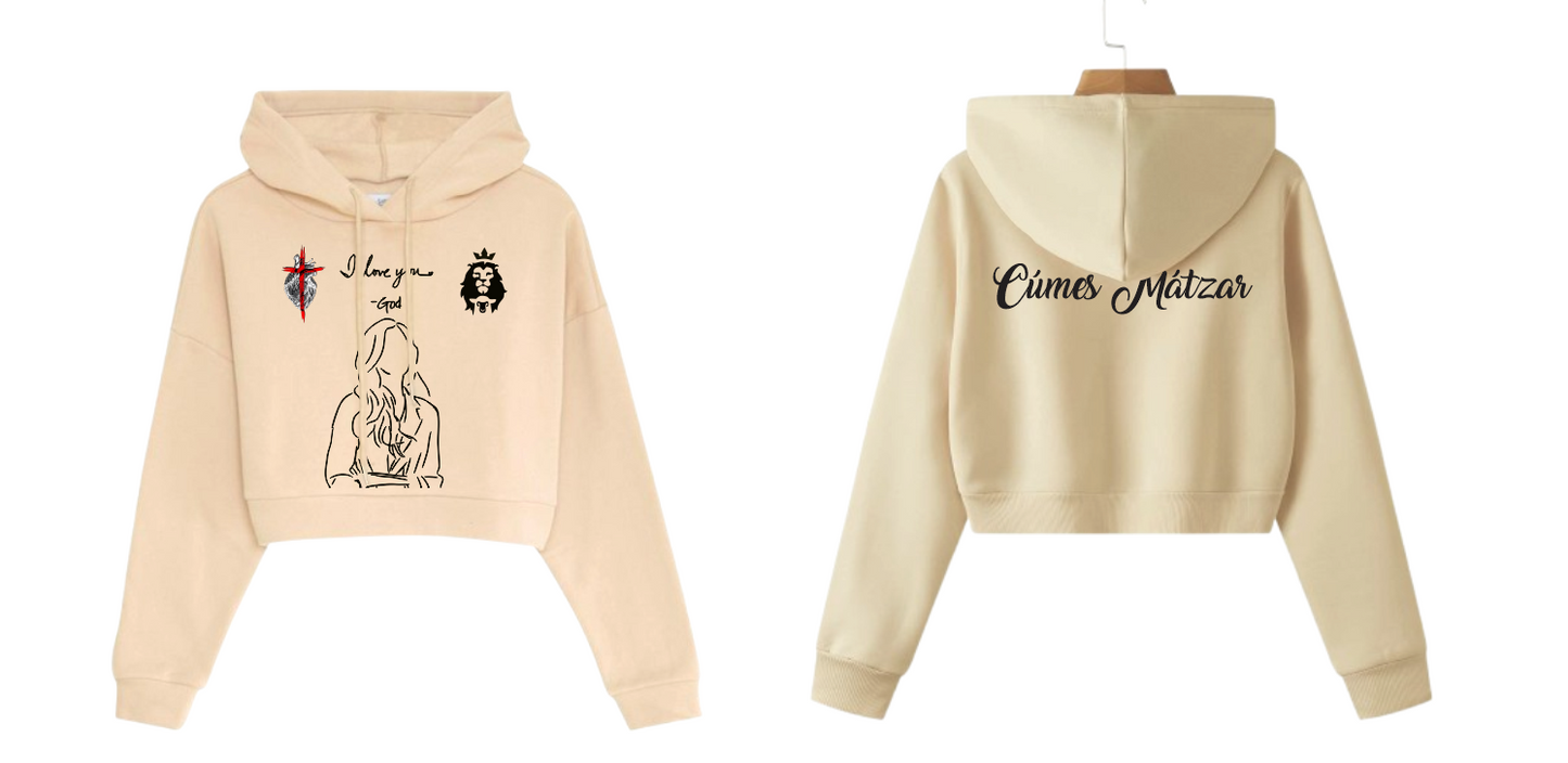 Sudadera Tipo Crop Top | León | Corazón Diseño 1