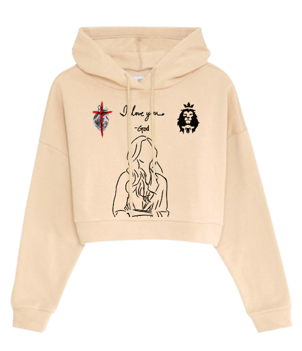 Sudadera Tipo Crop Top | León | Corazón Diseño 1