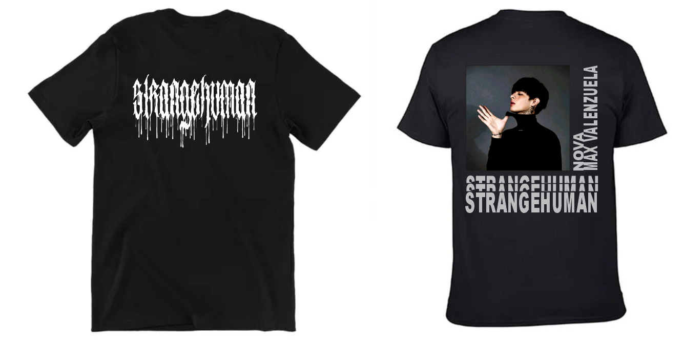 Playera Negra | Strangehuman| Nova| 1