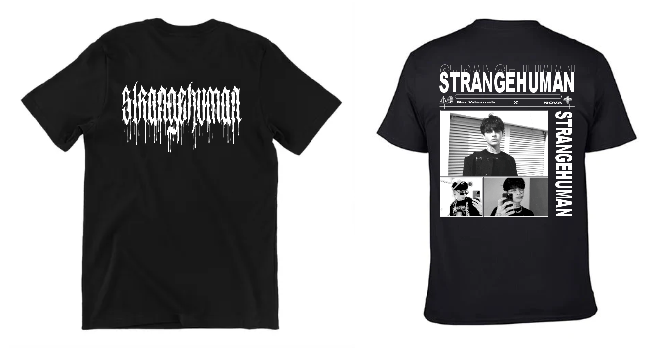 Playera Negra | Strangehuman| Nova| 6