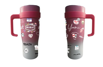 Vasos Térmico 1300ml | Rosado degradado | MORAT