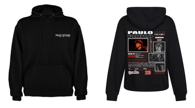 Sudadera Corinta | Paulo Londra | Collague rojo y letra