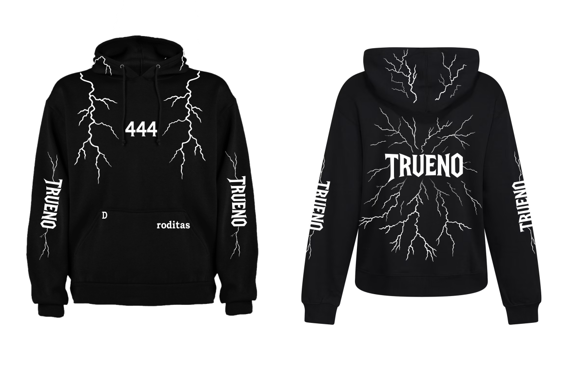 Sudadera Negra| Trueno| Full