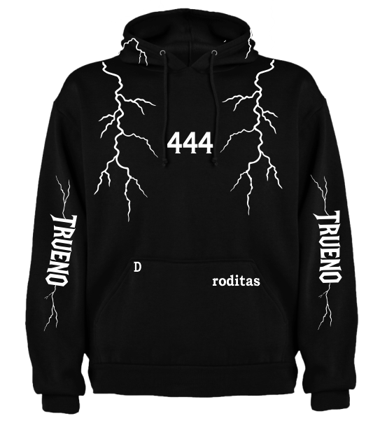 Sudadera Negra| Trueno| Full