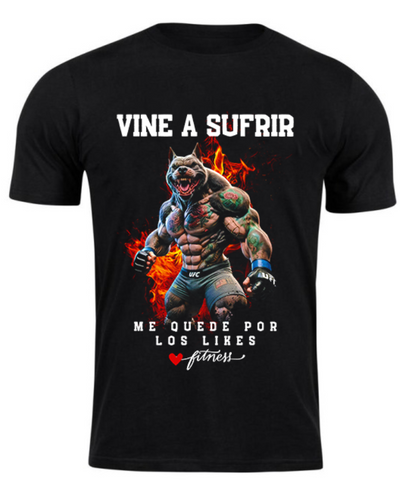 Playera negra | GYM | Power Time | GOLD´S GYM |VINE A SUFRIR