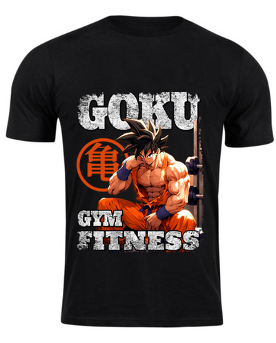 Playera negra | GYM | Power Time | GOLD´S GYM | Goku GYM
