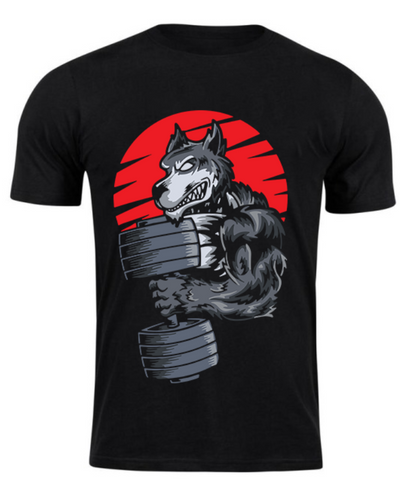 Playera negra | GYM | Power Time | GOLD´S GYM | LOBO GYM