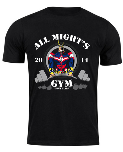 Playera negra | GYM | Power Time | GOLD´S GYM | All Mights