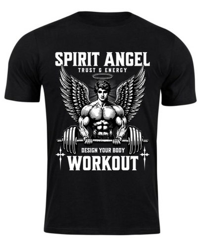 Playera negra | GYM | Power Time | GOLD´S GYM | Spirit Angel