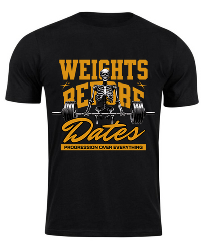 Playera negra | GYM | Power Time | GOLD´S GYM | ESQUELETO