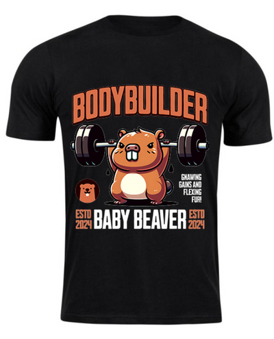 Playera negra | GYM | Power Time | GOLD´S GYM | Bodybuilder